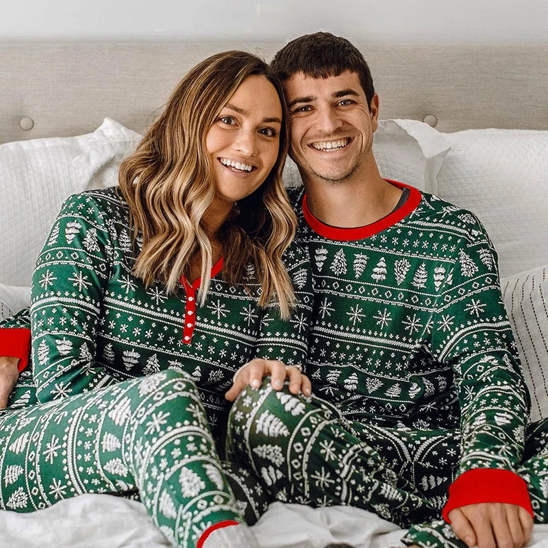 Christmas Family Matching Pajamas Mother Daughter Father Son Family Look Outfit Baby Girl Rompers Sleepwear Pyjamas