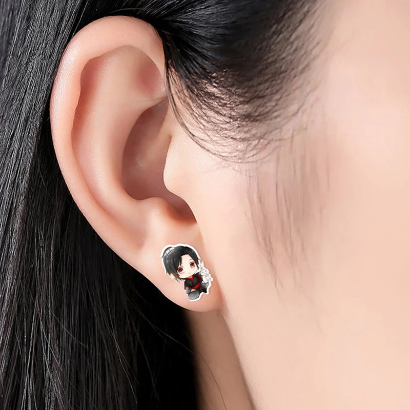 Earrings Poker Icon Funny Earrings Acrylic Resin Craft Epoxy Ear Accessories