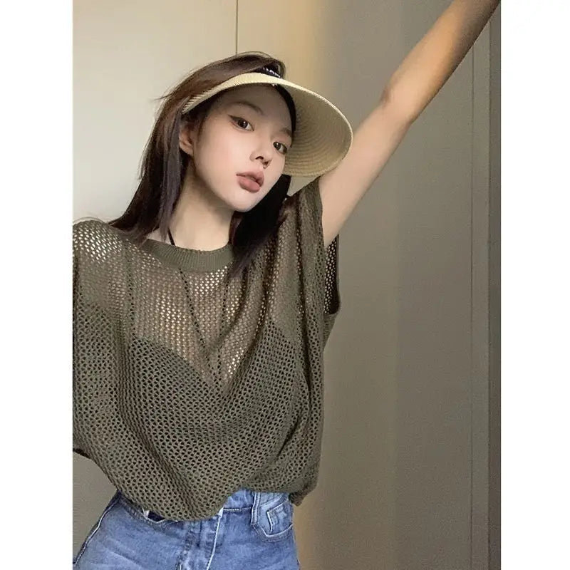Loose Short Sleeved Top