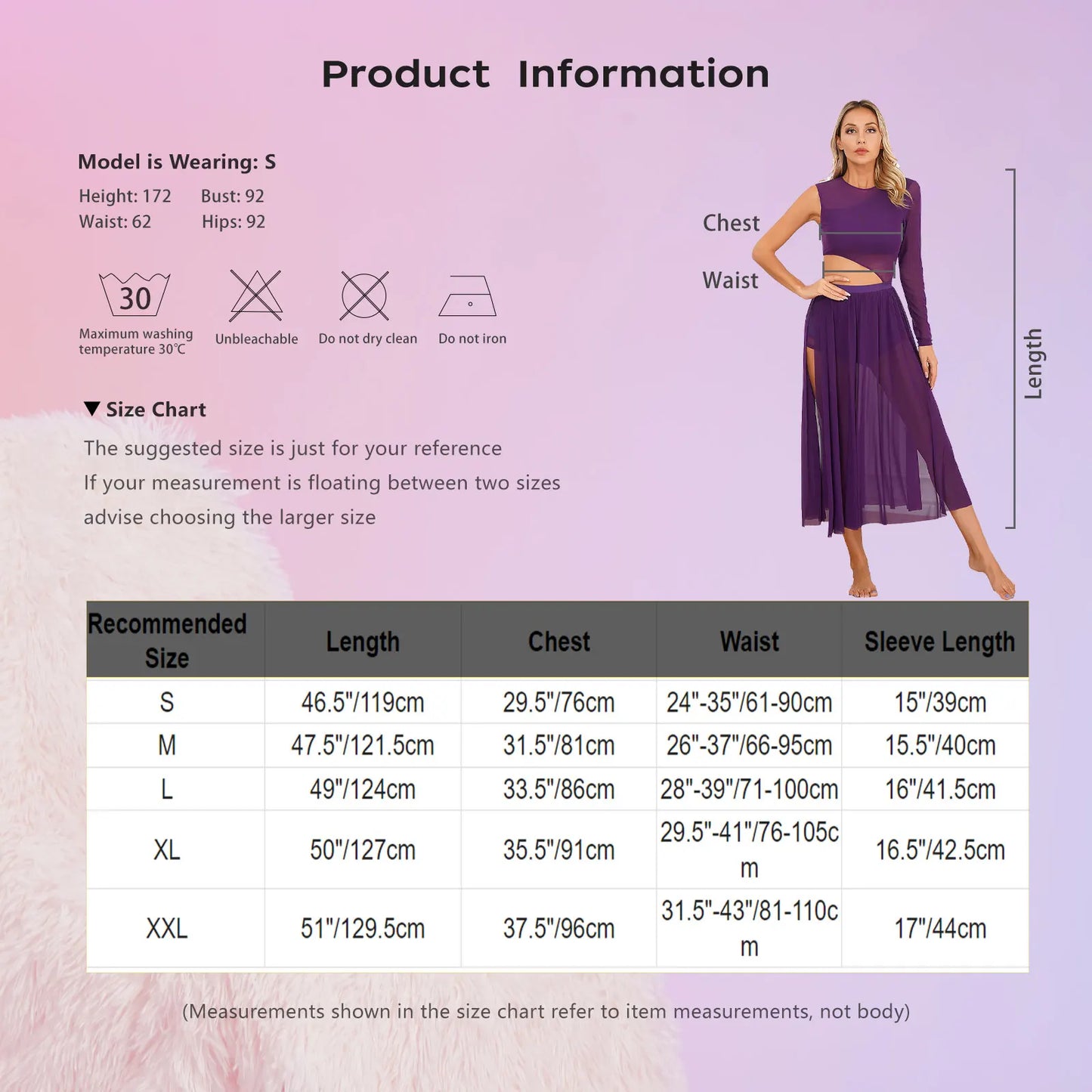 Cutout Patchwork Round Neck Dress Modern Dance Dress