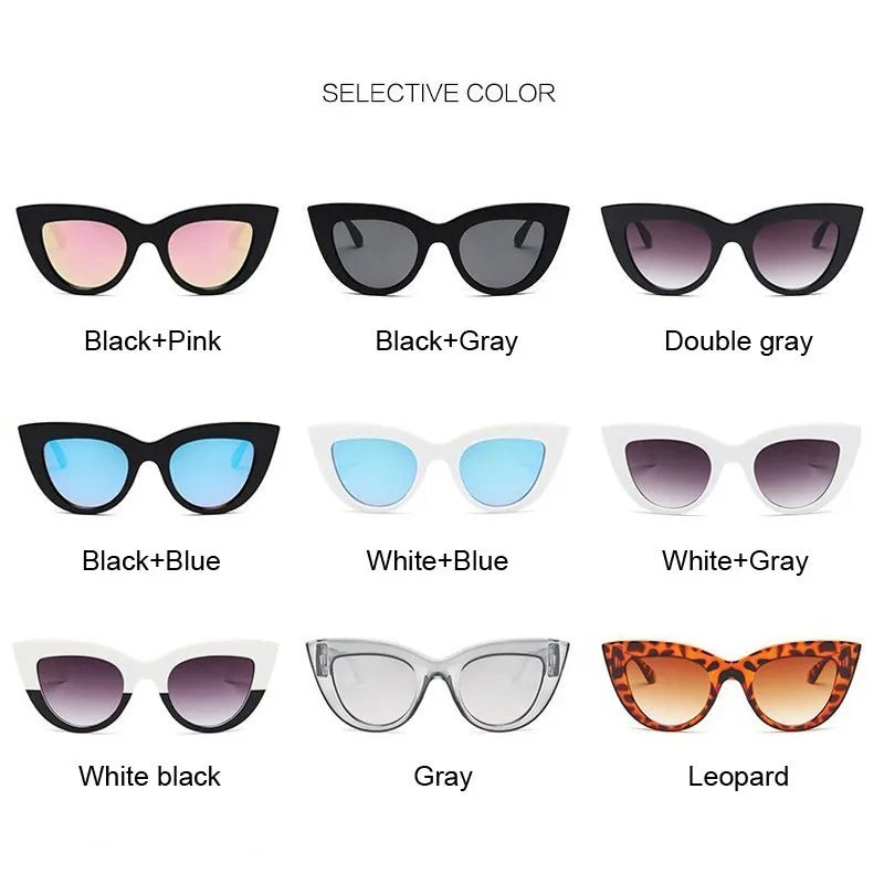 Cat Eye Luxury Brand Designer Black Sun Glasses UV400