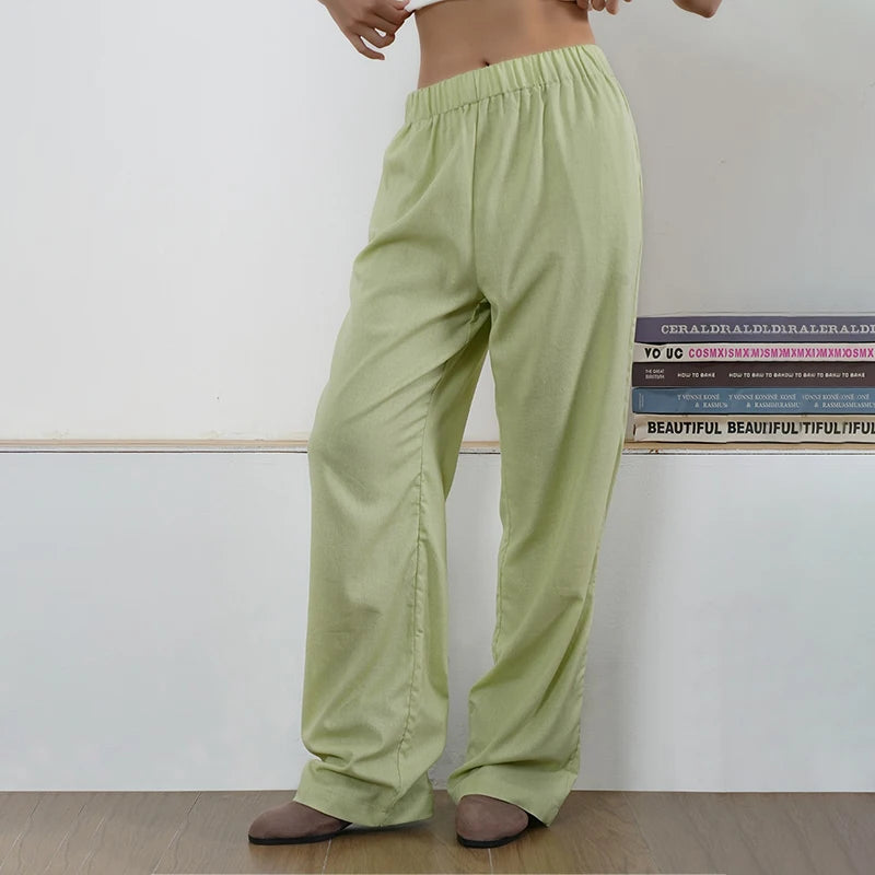 New Trendy Striped Print Long Pant