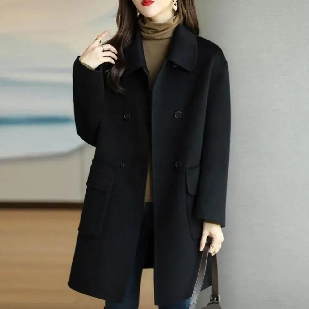 Non-Fading Fashionable Woolen Coat
