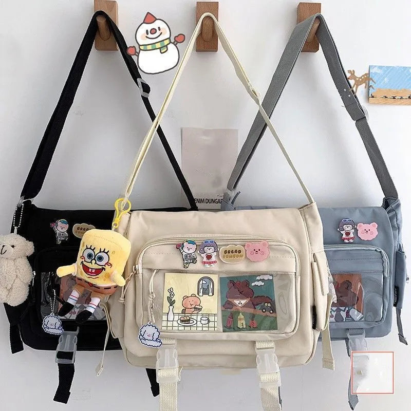 Waterproof Nylon Crossbody Shoulder Youth Bags