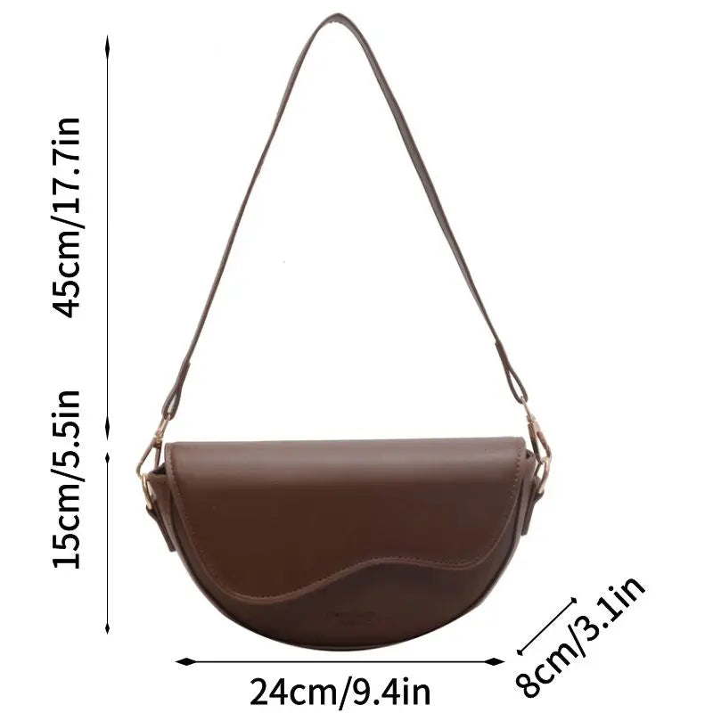 Small Leather Saddle Armpit Bags