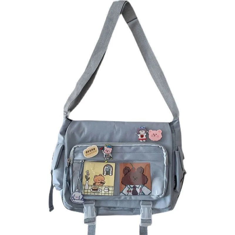 Waterproof Nylon Crossbody Shoulder Youth Bags
