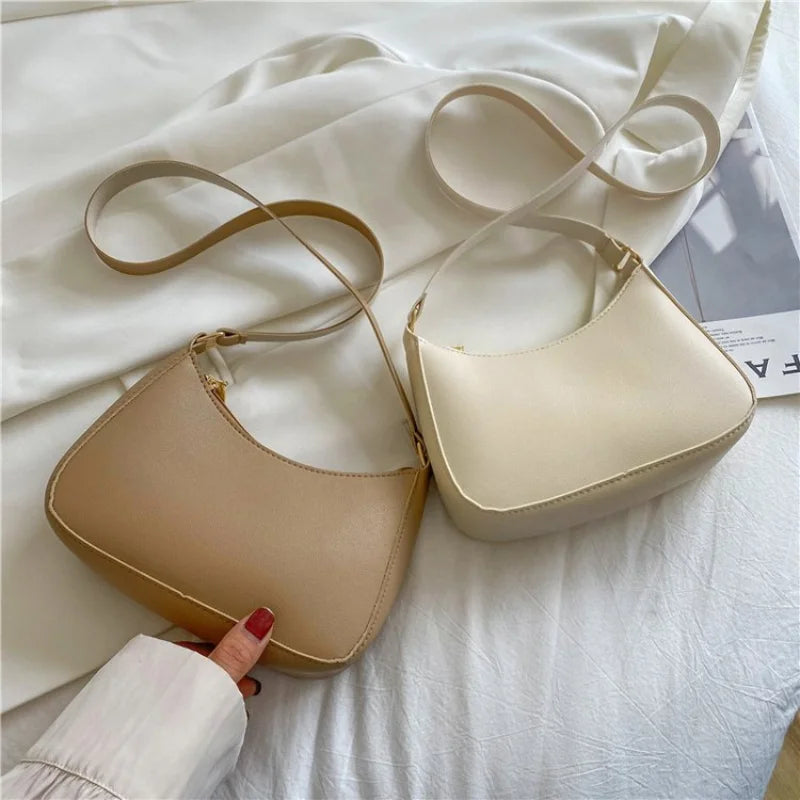 Leather Shoulder Bag Casual Hobos Purses and Handbag Ladies Hand Bags