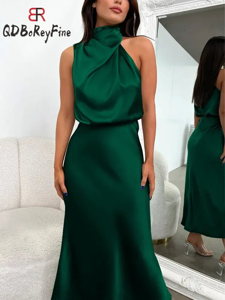 Satin Silk Sexy Dress