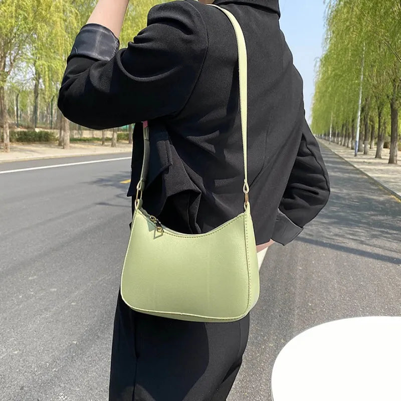 Leather Shoulder Bag Casual Hobos Purses and Handbag Ladies Hand Bags