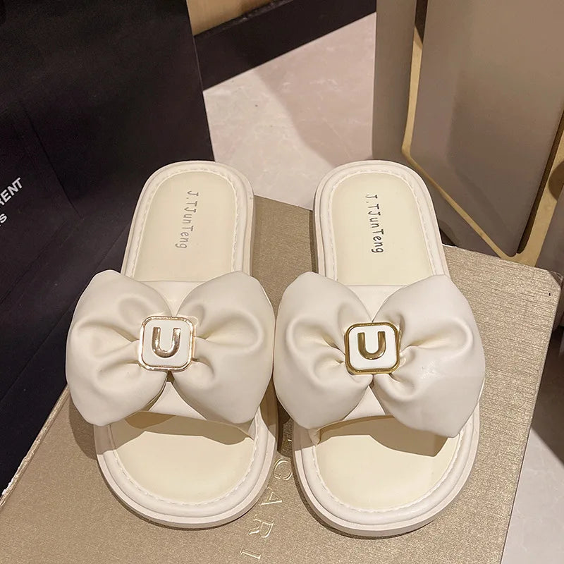 Buckle Bow Sandals