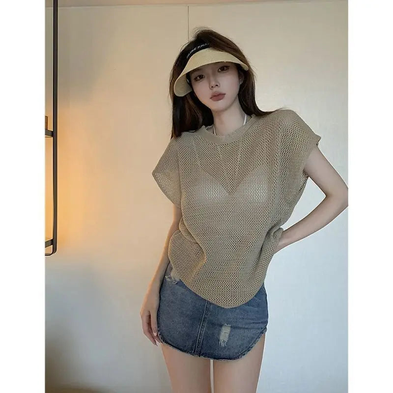 Loose Short Sleeved Top
