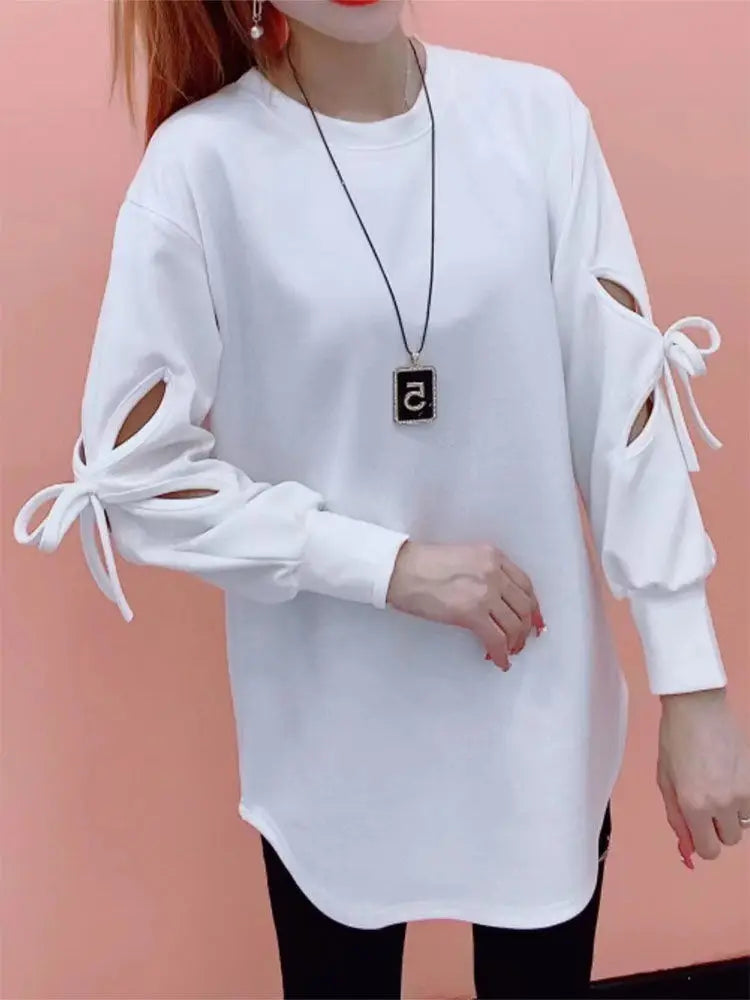 Streetwear Casual Long Loose Tshirt