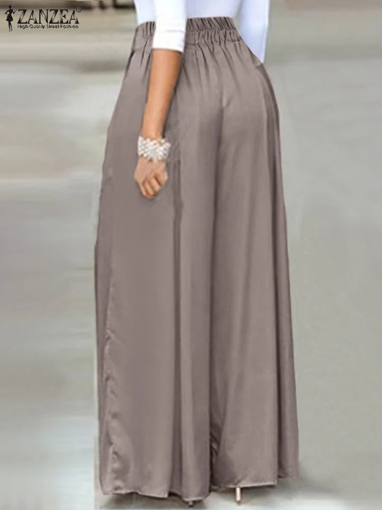 Elegant High Waist Trousers