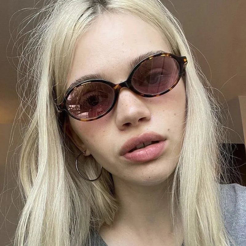 Vintage Brand Oval Sunglasses Women