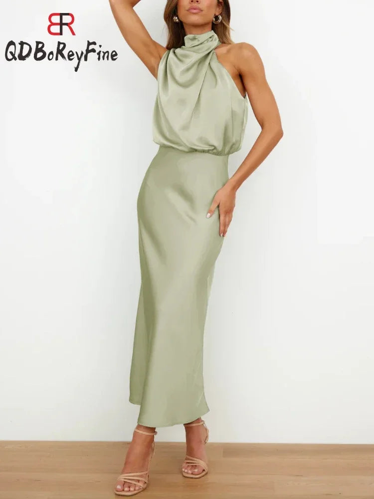 Satin Silk Sexy Dress