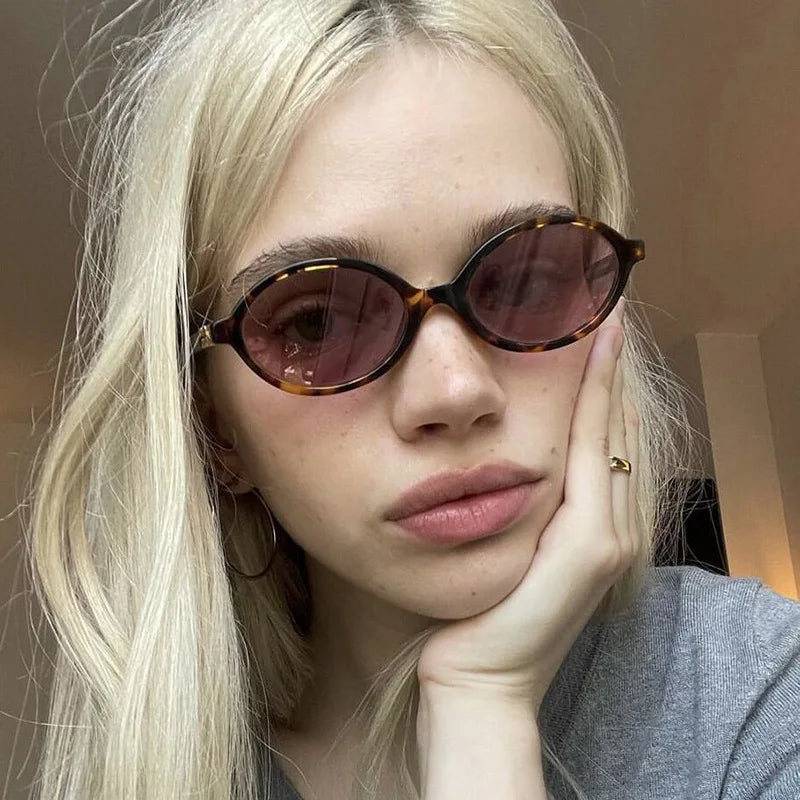 Vintage Brand Oval Sunglasses Women