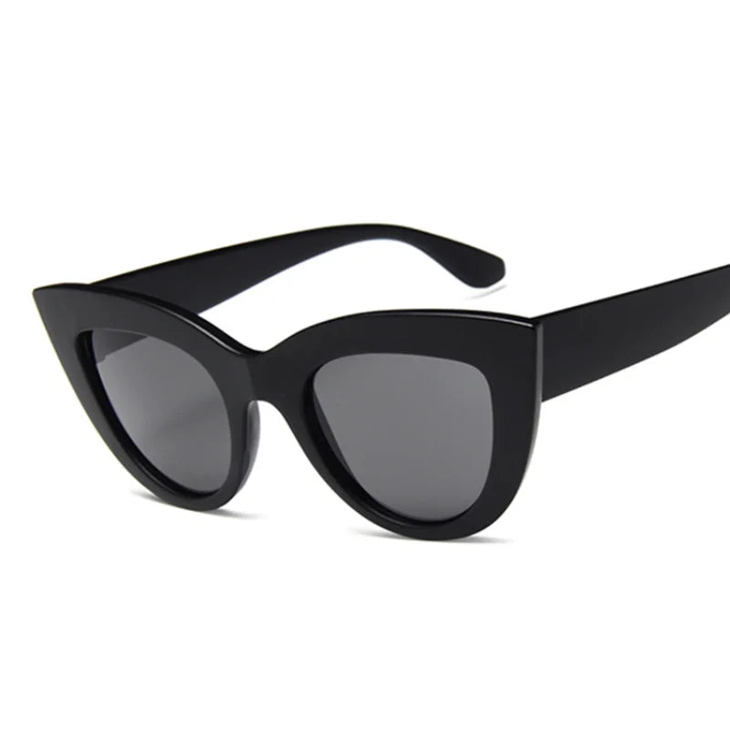 Cat Eye Luxury Brand Designer Black Sun Glasses UV400
