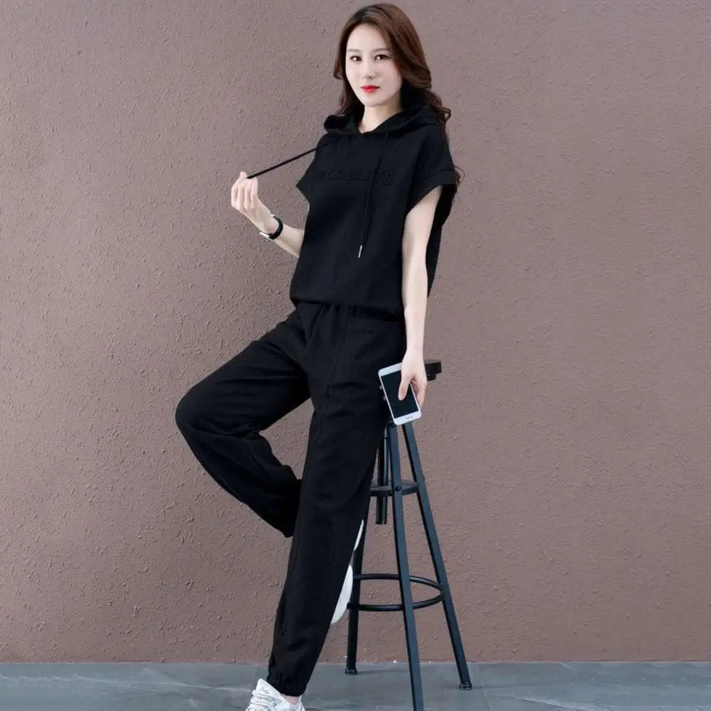 Tracksuit Tops and Pants Set