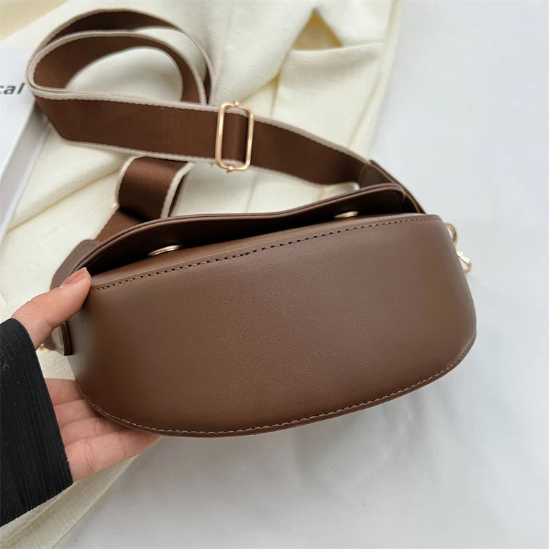 Small Leather Saddle Armpit Bags