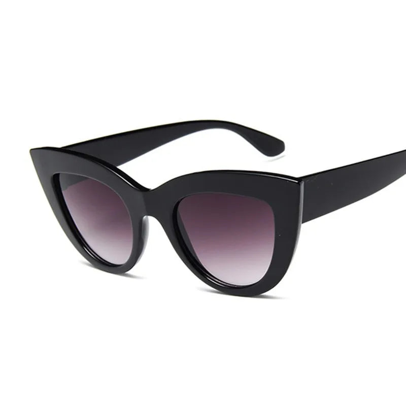Cat Eye Luxury Brand Designer Black Sun Glasses UV400