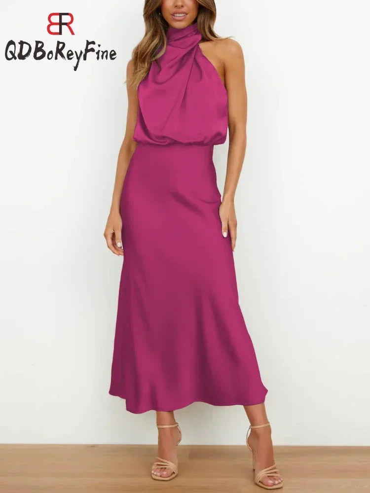 Satin Silk Sexy Dress