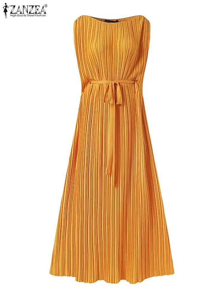 Pleated Dress Casual