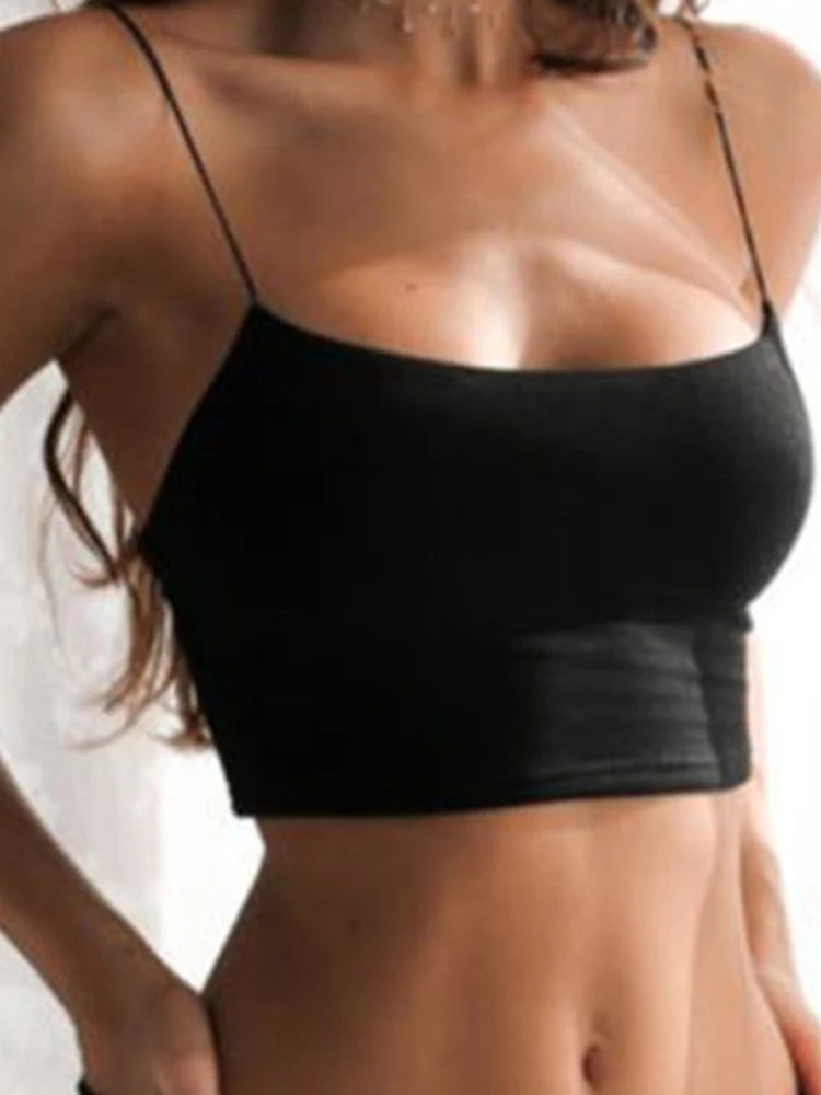 Sexy Tank Top Halter Crop Tops