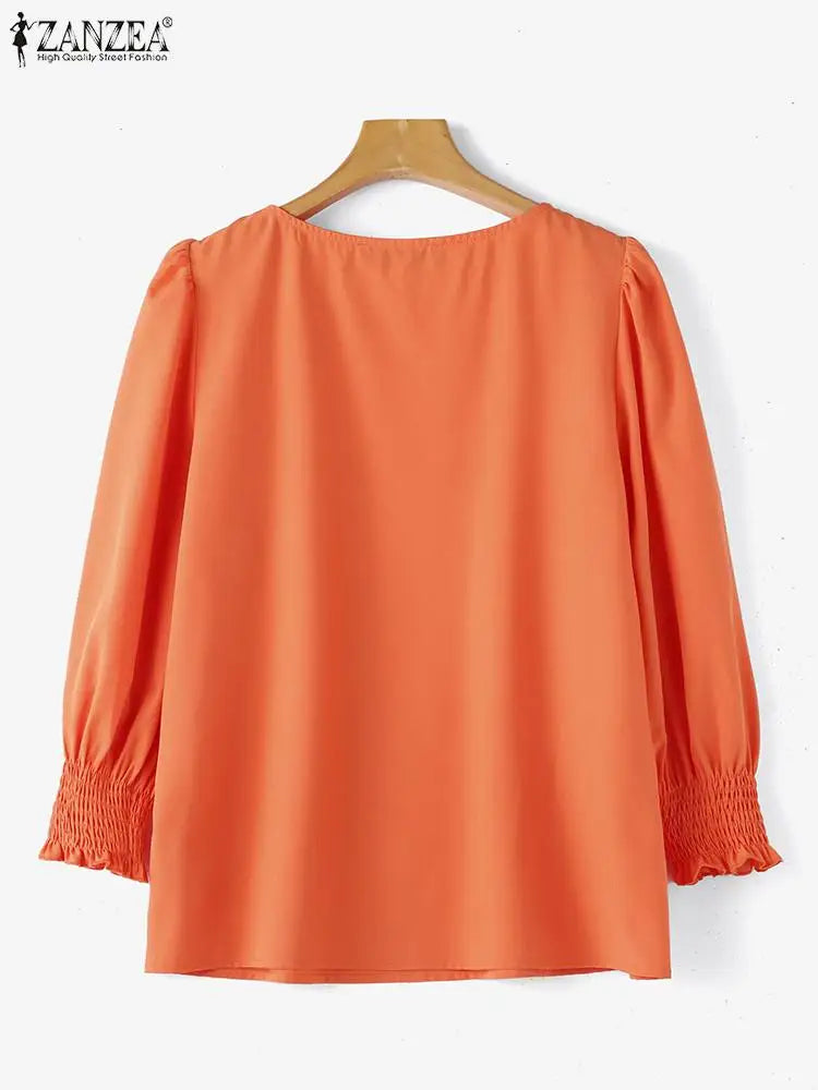 Puff 3/4 Sleeve Tops