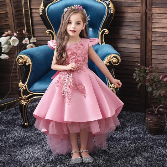 Girls Dress Wedding Birthday Party Gown