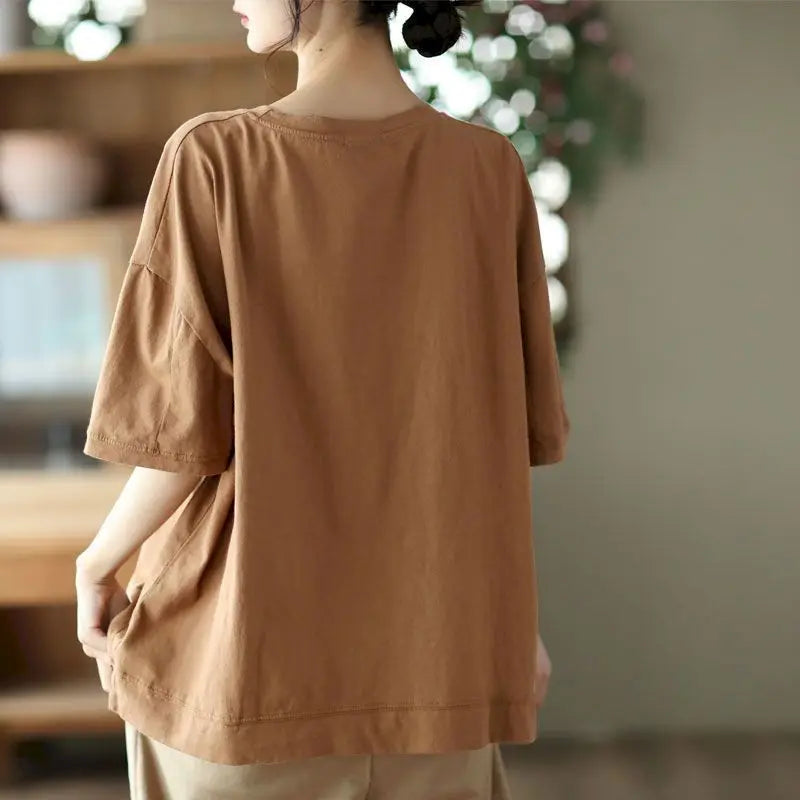 Oversized Pullover Casual Short Sleeves T-shirts