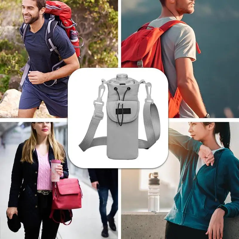 Sports Bottle Carrier with Phone Pocket