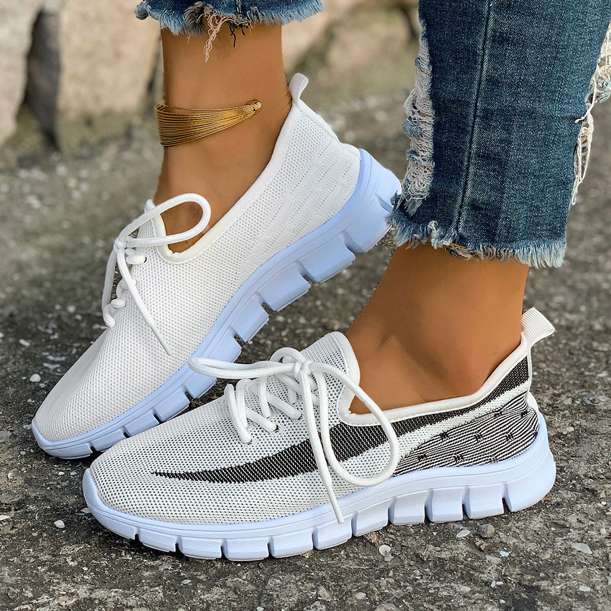 Women Casual Fashion Comfortable Breathable Sneakers