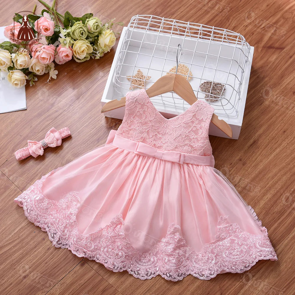 Children's Elegant Dresses For Girls Baby 1st Birthday Party Dress