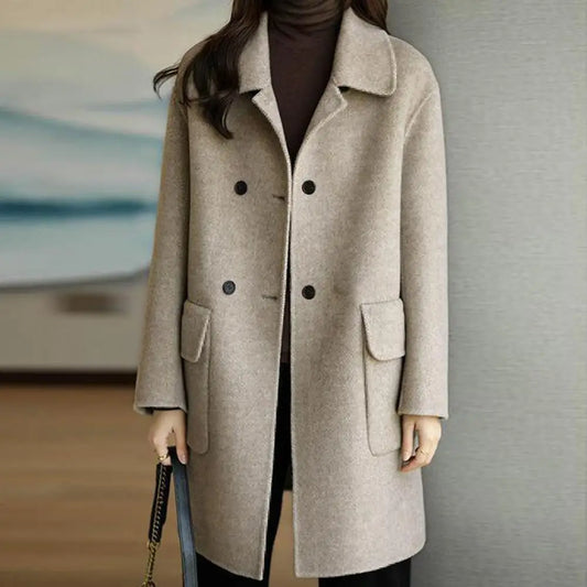 Non-Fading Fashionable Woolen Coat