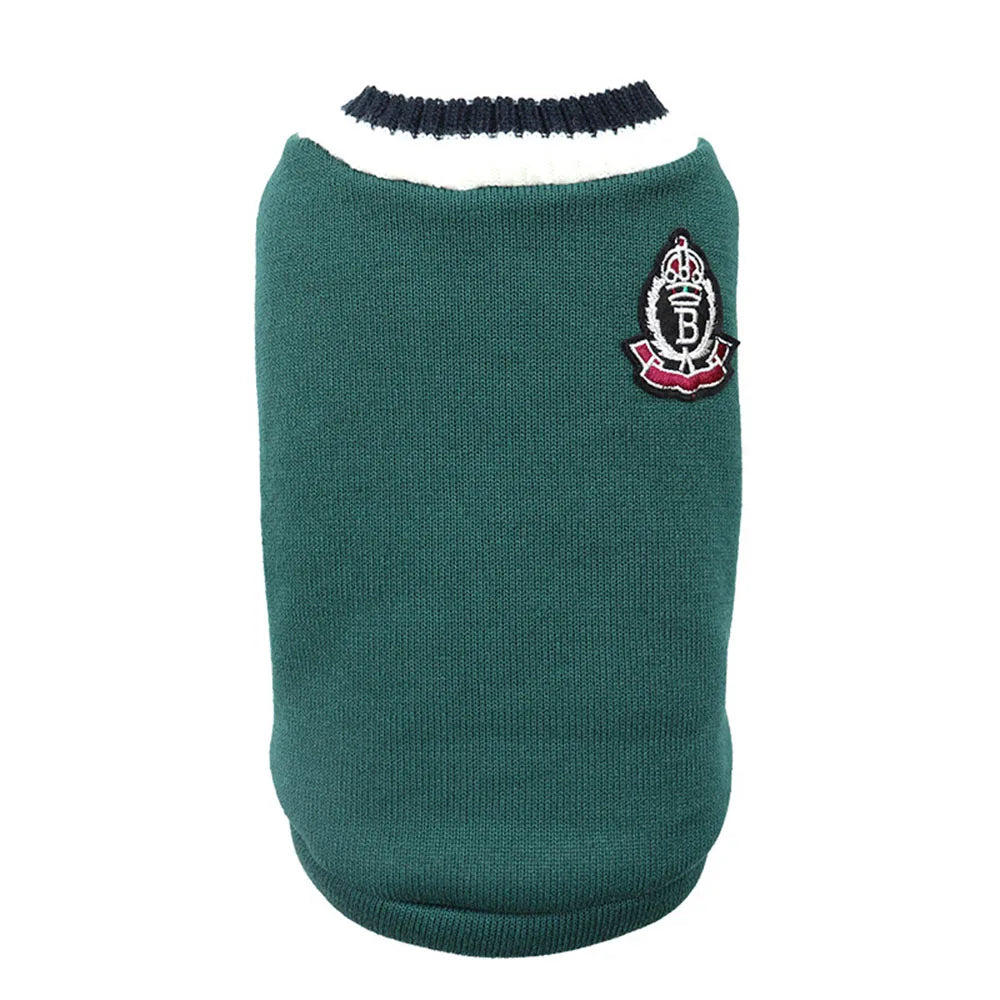 Pet Clothes Cat Solid Costume Winter Christmas Sweater for Small Dogs Kitten Pullover Puppy Cat Vest Clothes Kitty Jacket Outfit