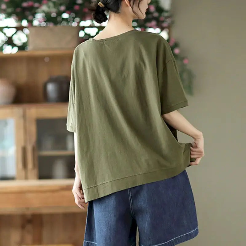 Oversized Pullover Casual Short Sleeves T-shirts